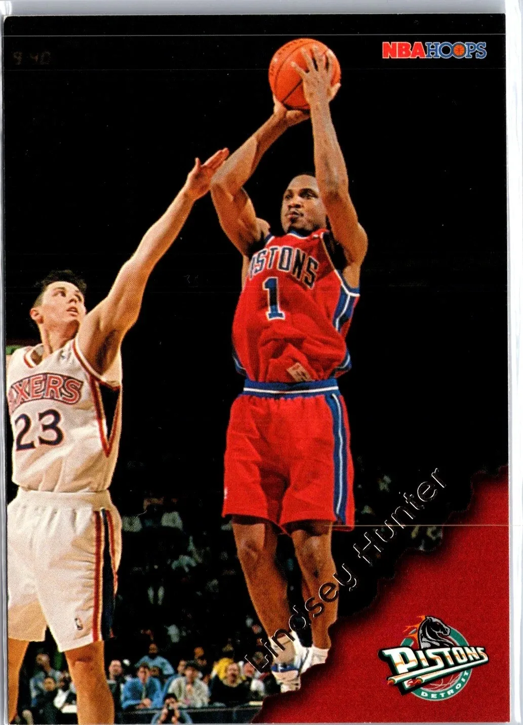 1996-97 Hoops #48 Lindsey Hunter Silver