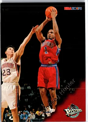 1996-97 Hoops #48 Lindsey Hunter Silver