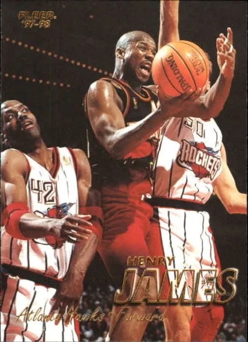 1997-98 Fleer #93 Henry James - BSK