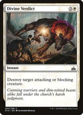 Divine Verdict - Rivals of Ixalan (RIX)