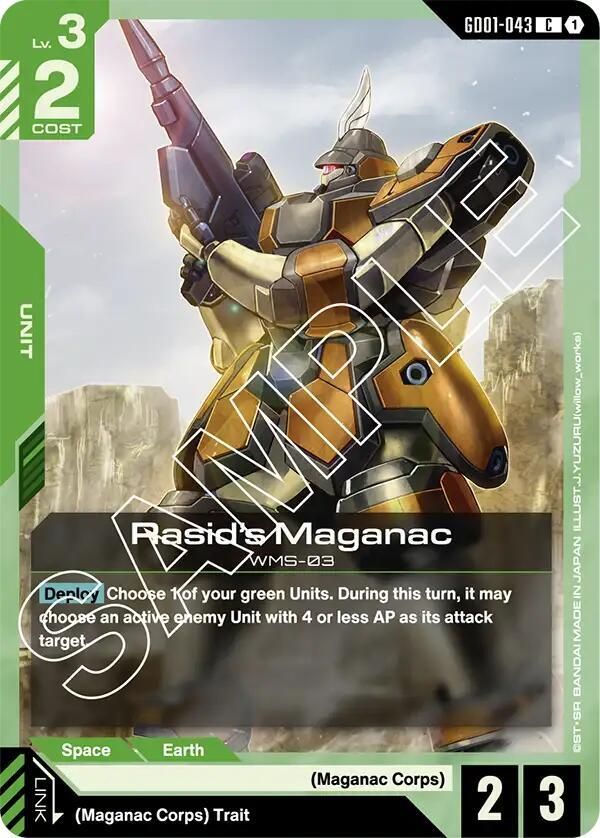 Rasid's Maganac - Newtype Rising (GD01) Newtype Rising
