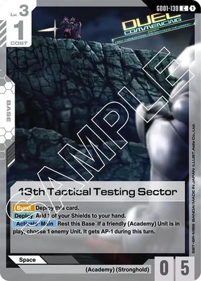 13th Tactical Testing Sector - Newtype Rising (GD01) Newtype Rising