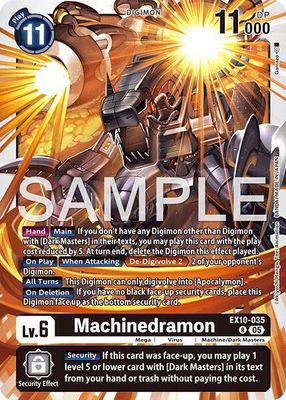 Machinedramon - Sinister Order (EX-10) Foil