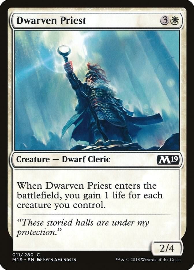 Dwarven Priest 011/280 - Core Set 2019 (M19)