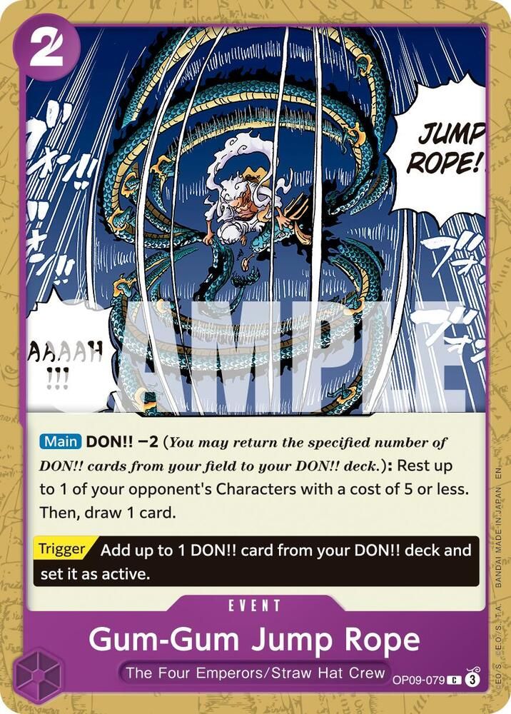 Gum-Gum Jump Rope (Reprint) - Premium Booster -The Best- Vol. 2 (PRB-02)