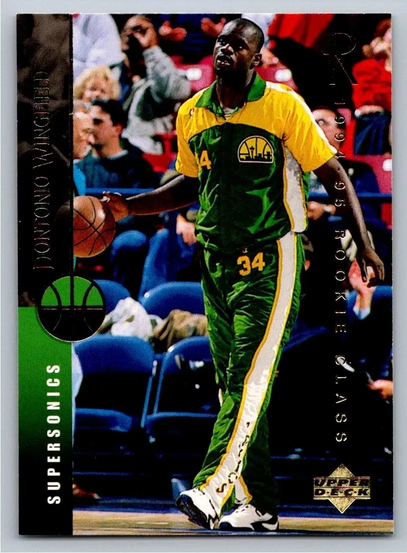 Dontonio Wingfield Rookie 1994-95 Upper Deck Seattle SuperSonics #298 Basketball