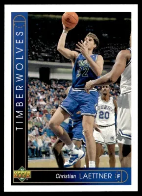 1993-94 Upper Deck Christian Laettner Minnesota Timberwolves #294