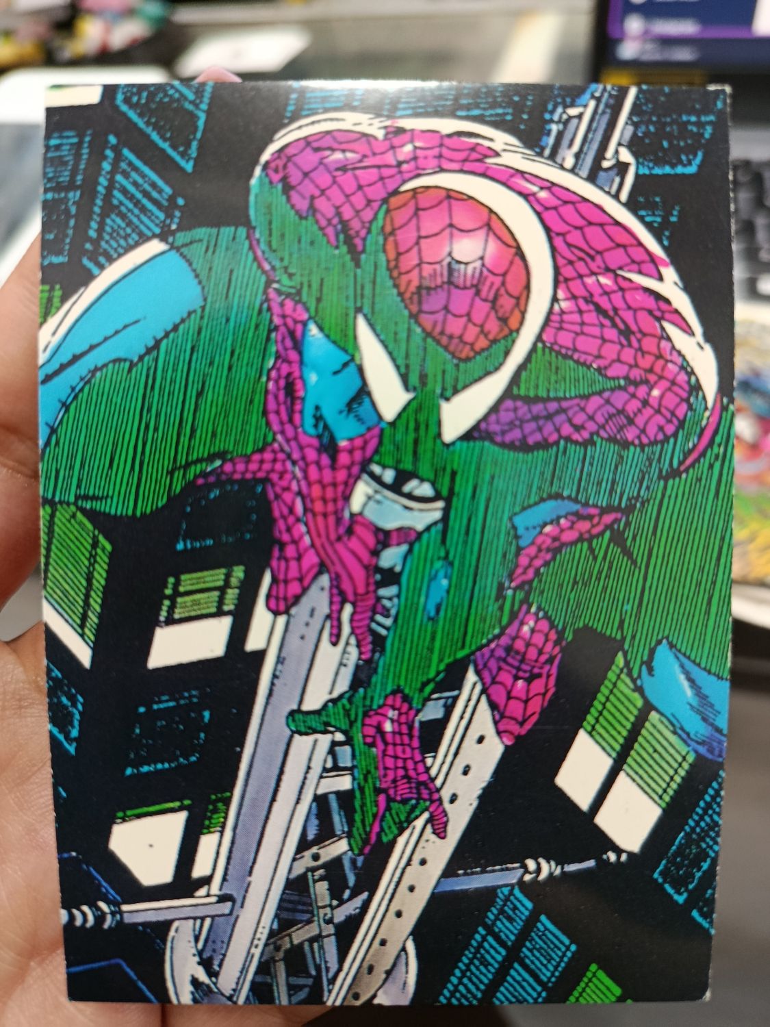 35- Tuning In Spiderman Marvel Cards 1992