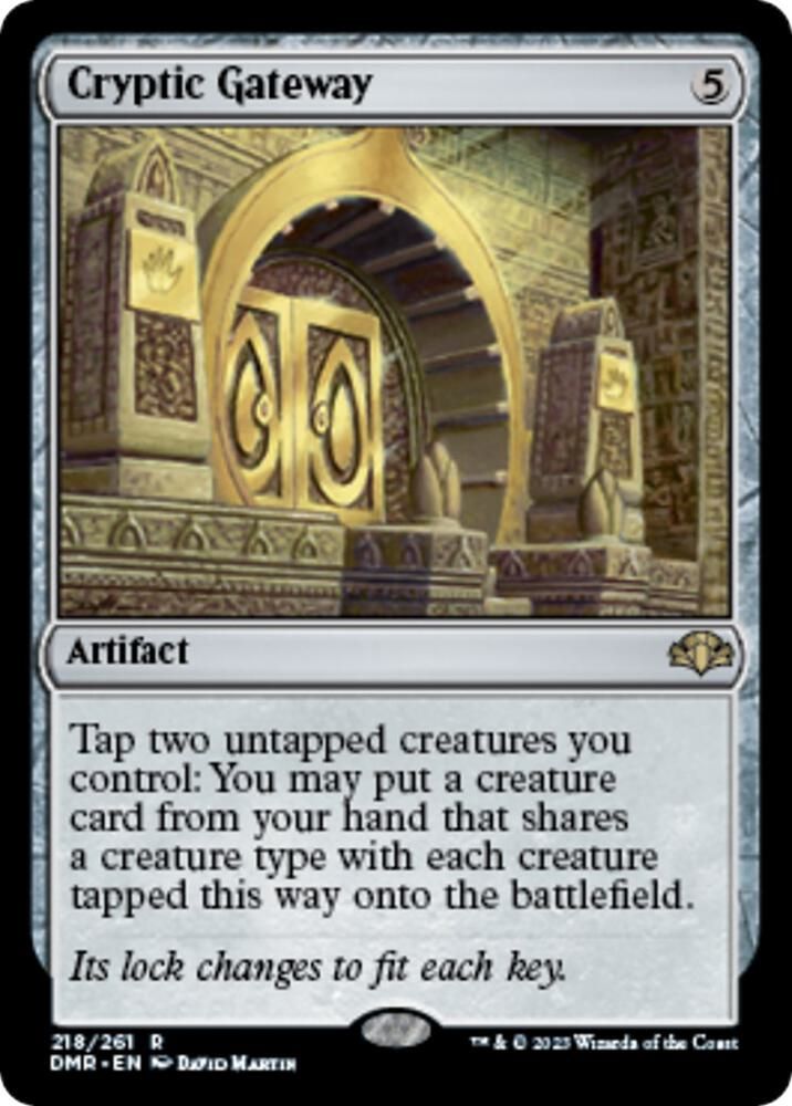 SJF Cryptic Gateway - Dominaria Remastered (DMR) Foil