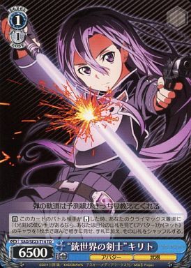 "Swordsman in the World of Guns" Kirito / “銃世界の剣士”キリト SAO/SE23-T14 TD Sword Art Online