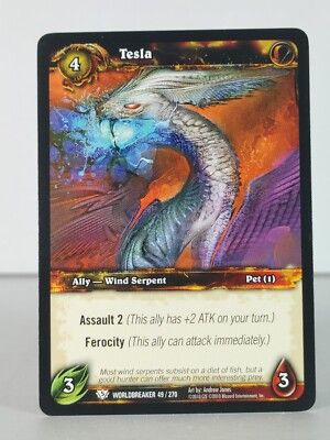 Tesla - Worldbreaker - singles - 49/270 - common - WoW TCG