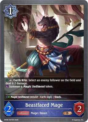 Beastfaced Mage - BP09: Duet of Dawn and Dusk (BP09) BP09: Duet of Dawn and Dusk