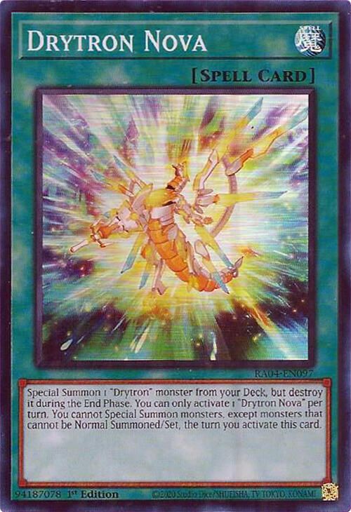 Drytron Nova - Quarter Century Stampede (RA04) Super Rare