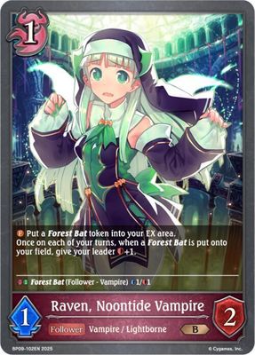 Raven, Noontide Vampire - BP09: Duet of Dawn and Dusk (BP09) BP09: Duet of Dawn and Dusk