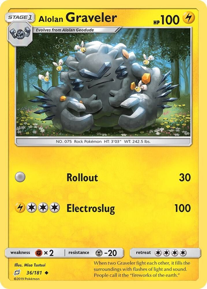 Alolan Graveler - SM - Team Up (SM9)