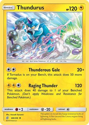 Thundurus - SM - Unified Minds (SM11)