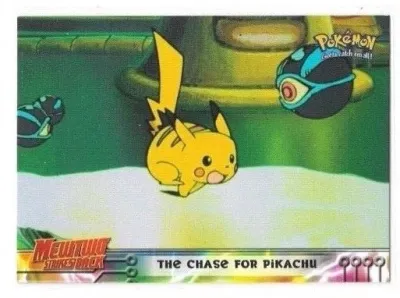 SJF The Chase for Pikachu 28 Pokemon Topps Mewtwo Strikes Back