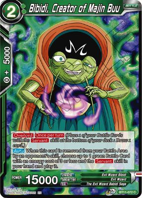 Bibidi, Creator of Majin Buu - Vermilion Bloodline (DBS-B11)