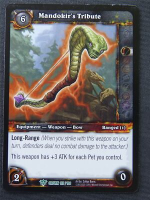 Mandokir Tribute World of Warcraft Card Game