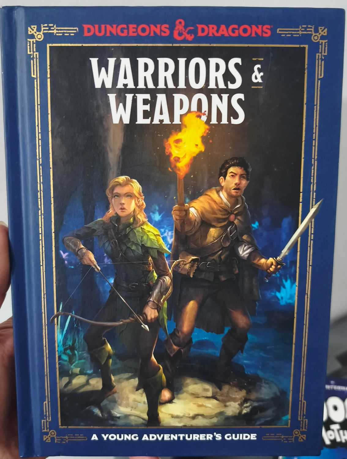 SH7 Dungeons And Dragons Warriors And Weapons Libro Inglés Tapa Dura A Young Adventurers Guide