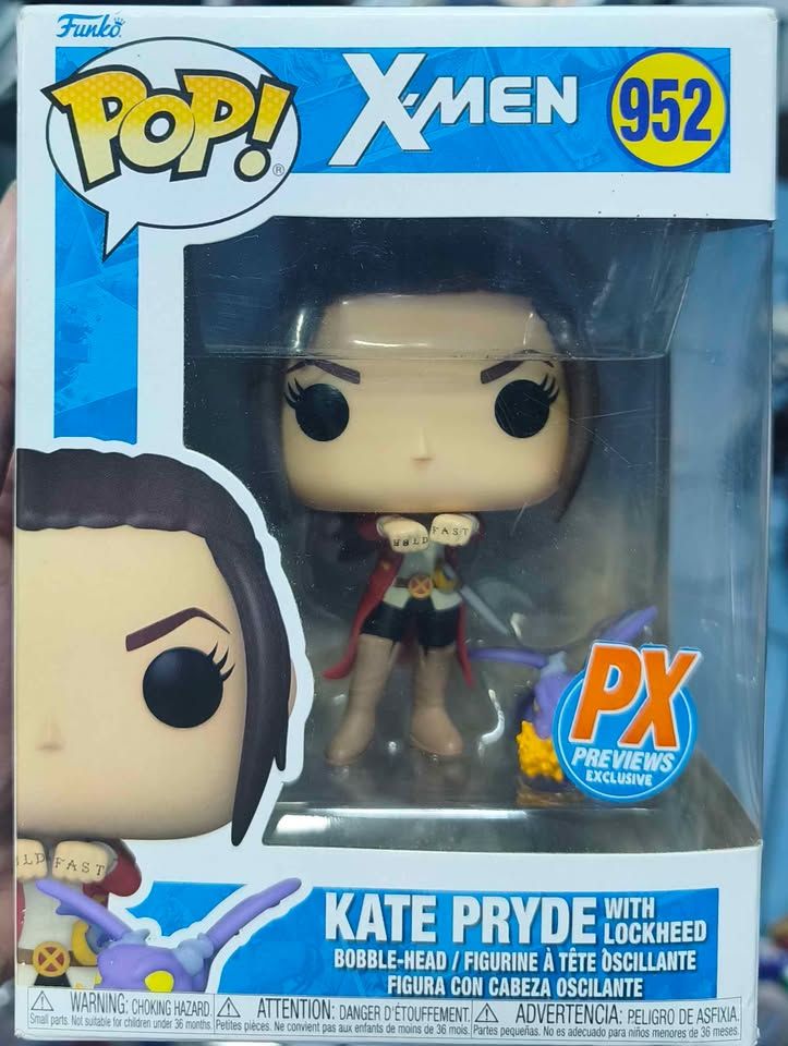 SJ1 Kate Pryde With Lockheed Figura Funko Pop 952 X Men Figura