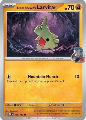 Team Rocket's Larvitar - SV10: Destined Rivals (DRI)