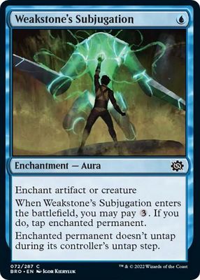 Weakstone's Subjugation 072/287 - The Brothers' War (BRO) Foil