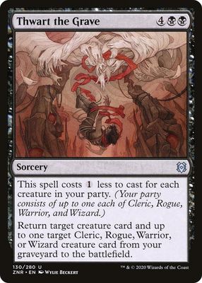 Thwart the Grave - Zendikar Rising (ZNR)