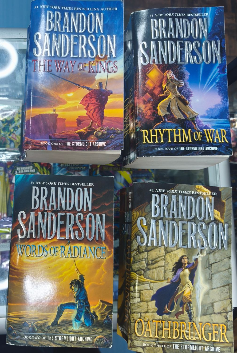SH1 Brandon Sanderson Libros Set de 4 en Ingles