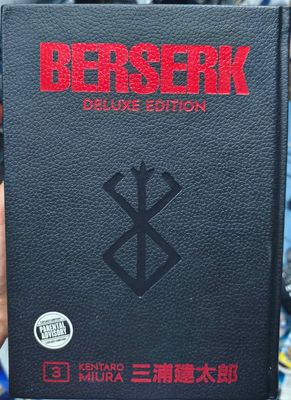SJ1 Berserk Manga Volumen 3 Deluxe Edition Inglés Tapa Dura