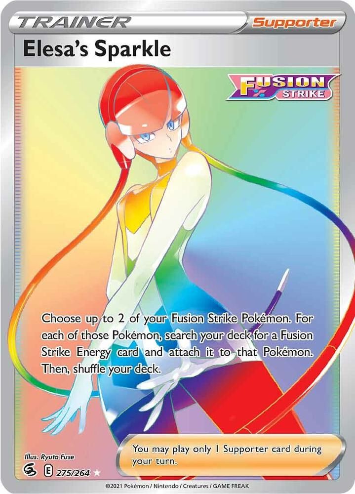 SJF Elesa's Sparkle (Secret) - SWSH08: Fusion Strike (SWSH08)
