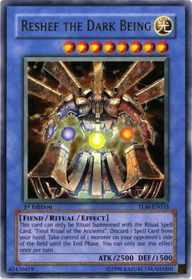 SJF Reshef the Dark Being - The Lost Millennium (TLM) Ultra Rare Unlimited Usado