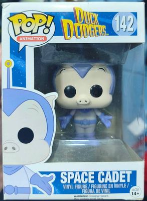 SJ1 Space Cadet Figura Funko Pop 142 Duck Dodgers Looney Tunes Caja Dañada