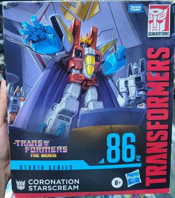 SJ1 Coronation Starscream Figura Transformers Figura Studio Series Completo