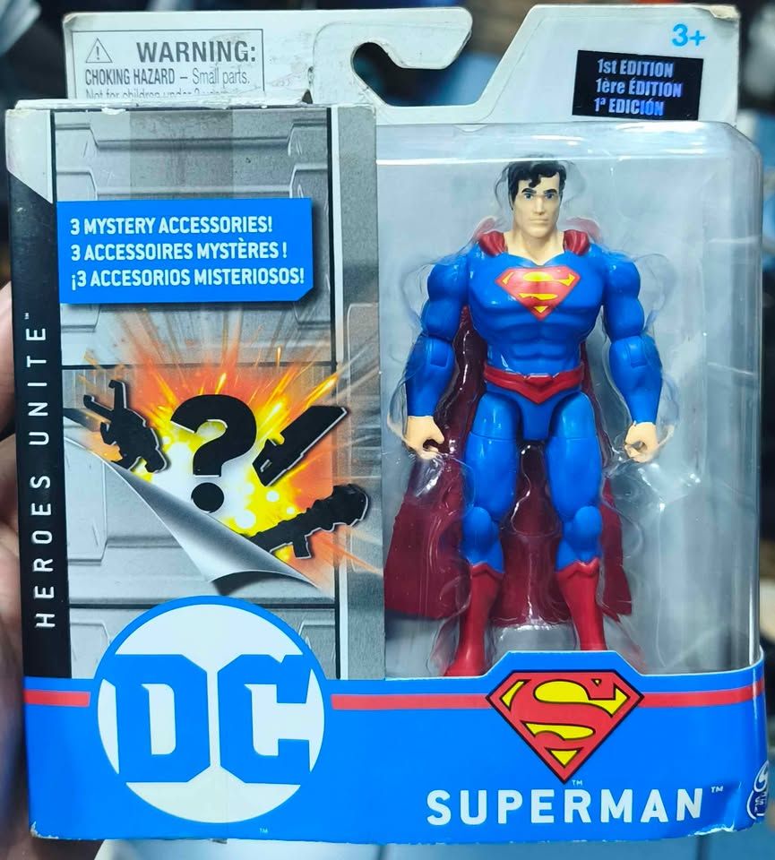 SJ1 Superman Figura Spin Master 3.75 Pulgadas