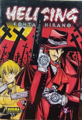 SH20 Hellsing Manga Volumen 2 Espanol Norma Usado
