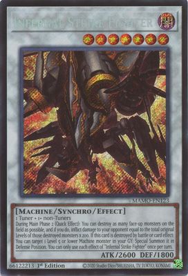 SJF Infernal Strike Fighter - Magnificent Monsters (MAMO) Secret Rare
