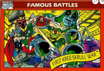 Famous Battles # 123 First Kree/Skrulls War Marvel