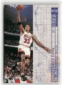 Scottie Pippen 156 Blue Print  Upper Deck