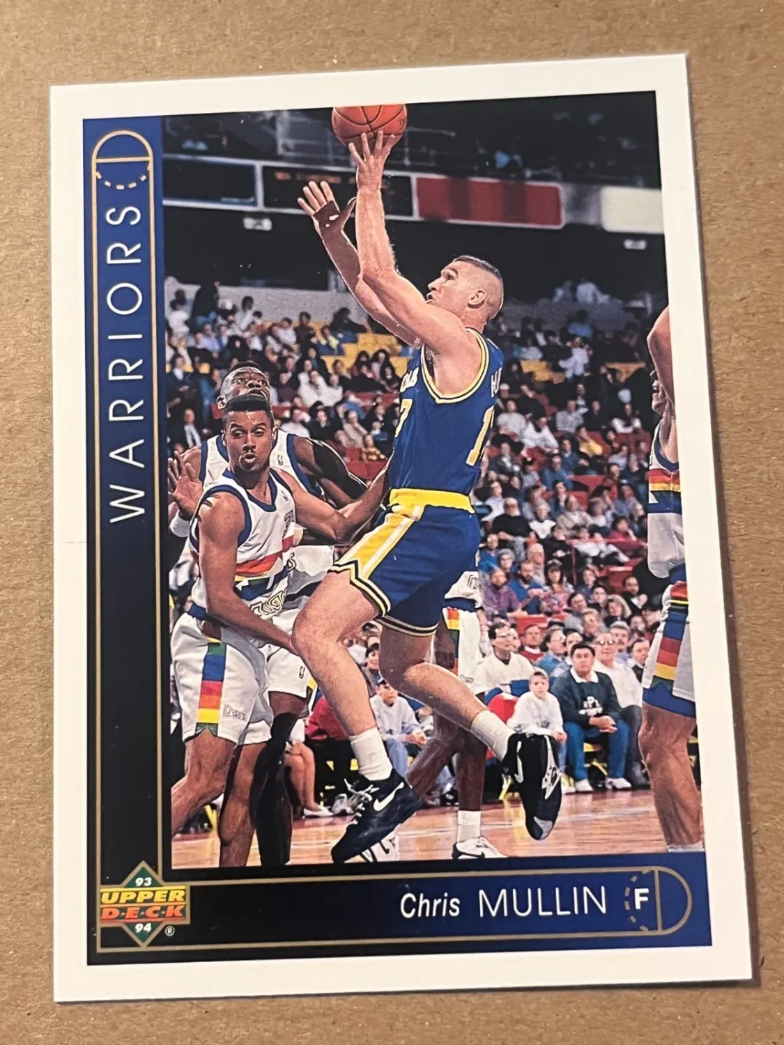 CHRIS MULLIN WARRIORS 1993-94 UPPER DECK - FRENCH -  #44