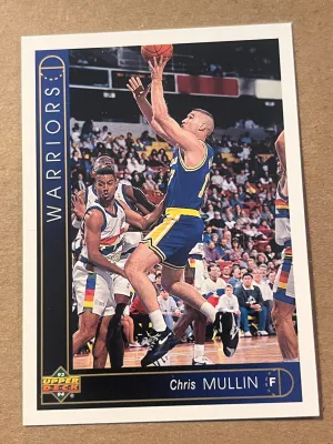 CHRIS MULLIN WARRIORS 1993-94 UPPER DECK - FRENCH -  #44
