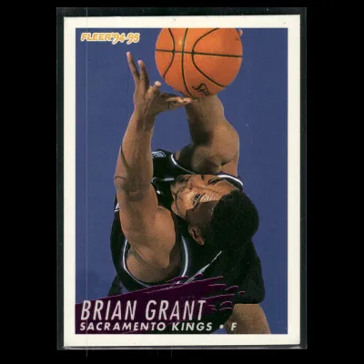 Brian Grant #363 1994-95 Fleer Sacramento Kings Basketball Card NBA