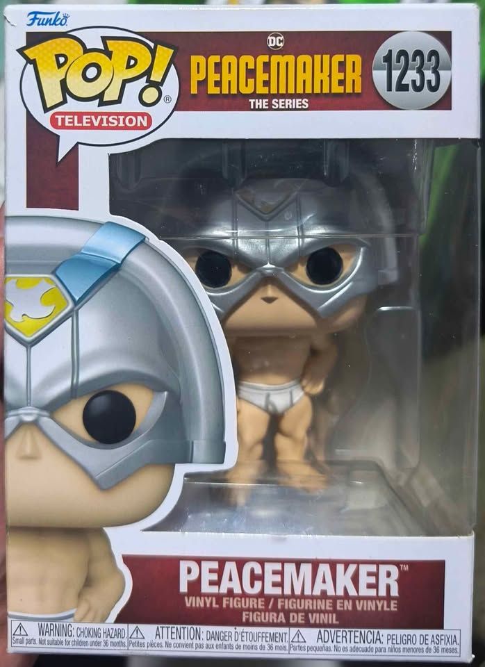 SH1 Peacemaker Figura Funko Pop 1233 Caja Dañada