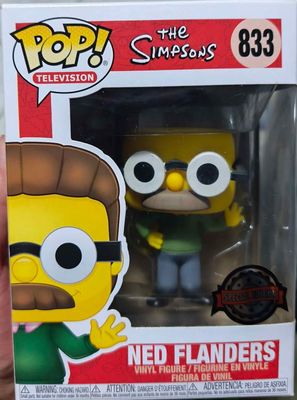 SH1 Ned Flanders Figura Funko Pop 833 The Simpsons Figura Special Edition