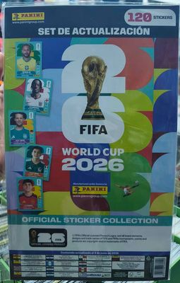 SJ1 Set de Actualización 120 Stickers FIFA World Cup 2026 Panini