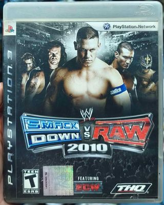 SJ1 Snack Down Vs Raw 2010 WWE Playstation 3 Usado Completo*