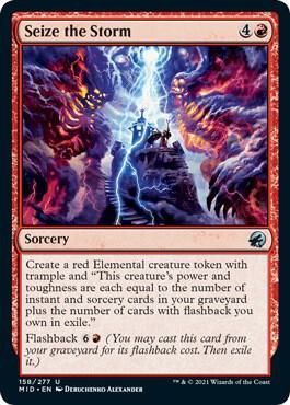 SH9 Seize the Storm - Innistrad: Midnight Hunt (MID) Foil