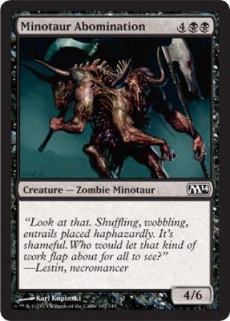 Minotaur Abomination Magic 2014 (M14) Singles