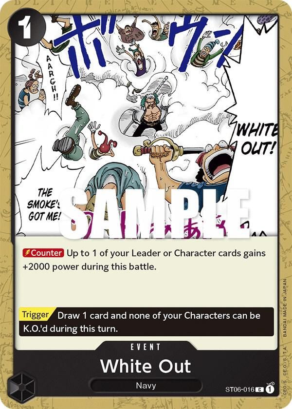 SH9 White Out - Starter Deck 6: Absolute Justice (ST-06)