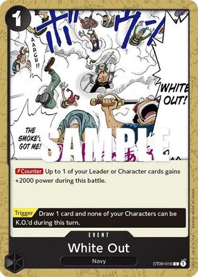 SH9 White Out - Starter Deck 6: Absolute Justice (ST-06)